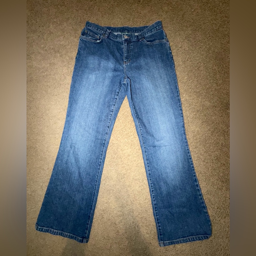 Ralph Lauren Vintage Classic Blue Wide Leg Jeans